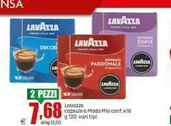 Elite Lavazza Capsule A Modo Mio offerta