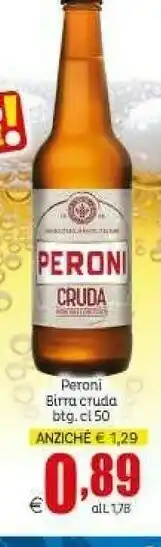 Elite Peroni Birra Cruda offerta