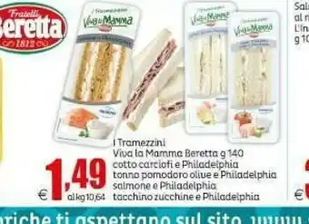 Elite Beretta I Tramezzini Viva La Mamma offerta