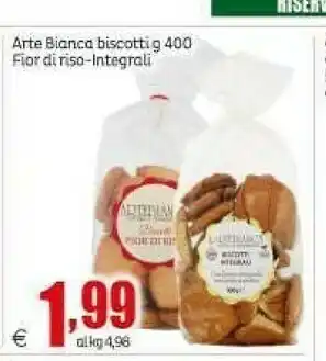 Artebianca - Biscotti Integrali Biologici 400 G(ml)