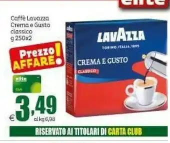 Elite Lavazza Caffe Crema E Gusto Classico offerta