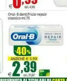 Elite Oral b Oral-B 81692338 Dentifricio 75 Ml offerta