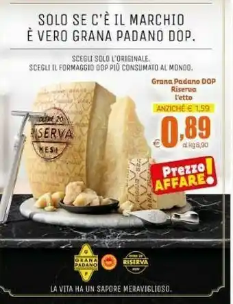 Elite Grana Padano Dop Riserva offerta