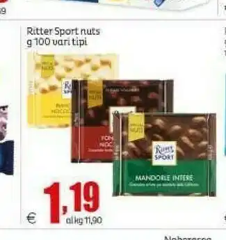 Ritter sport Ritter Sport - Ritter Sport Nocciole Intere 100 g(ml)