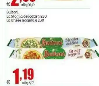 Elite Buitoni Sfoglia Delicata Rotonda 230 G(ml) offerta