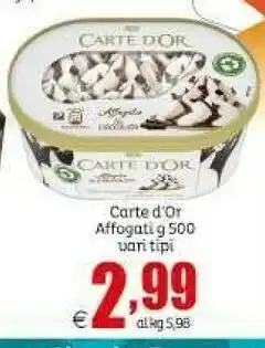 Elite Algida Algida - Carte D'Or Affogato Mirtillo 500 g(ml) offerta
