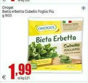 Elite Orogel Bieta Erbetta Cubello Foglia Più I Vegetali offerta