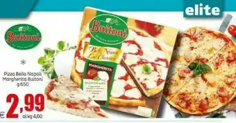 Elite Buitoni Pizza Bella Napoli offerta