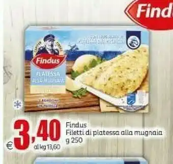 Elite Findus Filetti Di Platessa Alla Mugnaia 250 G(ml) offerta