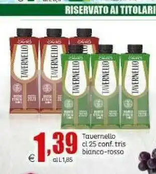 Elite Caviro Tavernello Bianco offerta