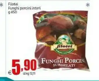 Elite Filotei Funghi Porcini Interi offerta