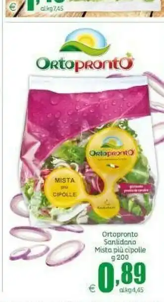 Elite Ortopronto Insalata Mista Pronta Da Condire 200 G(ml) offerta
