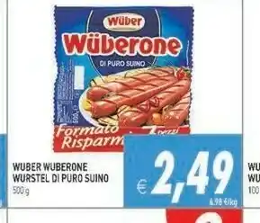 Iperfamily Wuber Wurstel offerta