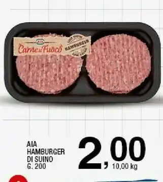 Ok Sigma Aia Hamburger offerta
