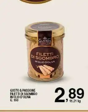 Ok Sigma Gusto & passione Filetti di sgombro offerta