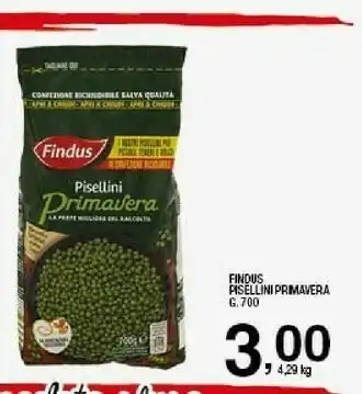 Ok Sigma Findus Piselli offerta