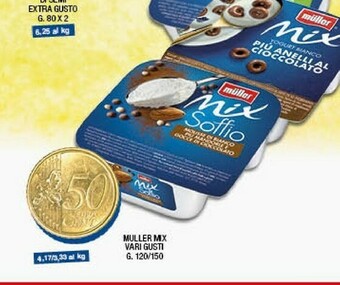 Sigma Muller Mix Soffio Mousse Di Bianco Più Fragole 120 G(ml) offerta