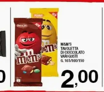 M&M's Tavoletta Di Cioccolato