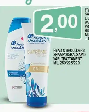 Head & Shoulders 8001841412160 Shampoo Per Capelli Unisex Non Professionale 250 Ml
