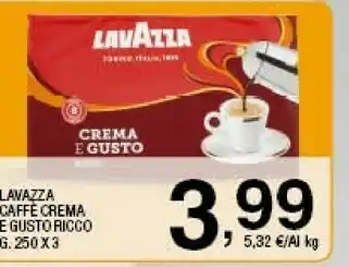 Sigma Lavazza Caffe Crema E Gusto Ricco offerta