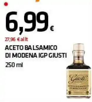 Superconti Giuseppe Giusti - Aceto Balsamico di Modena Igp 250 g(ml) offerta