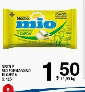 Sigma Nestlè Formaggino Mio 125 G(ml) offerta