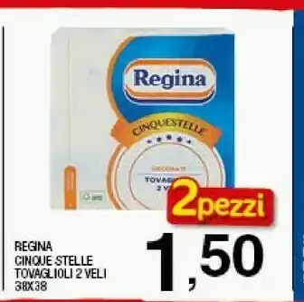 Sigma Regina Cinque Stelle Tovaglioli offerta