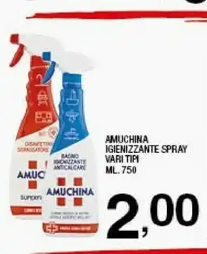 Sigma Amuchina Igienizzante Spray offerta