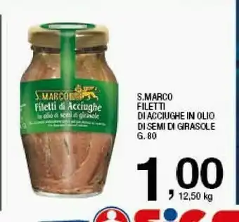 Sigma San marco Filetti Di Acciughe In Olio Di Semi Di Girasole offerta