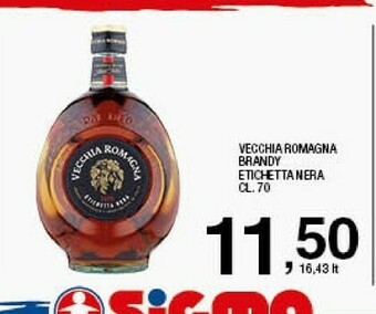 Sigma Vecchia romagna Brandy Etichetta Nera offerta