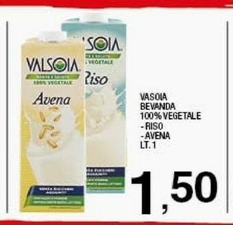 Sigma Valsoia Bevanda 100% Vegetale offerta