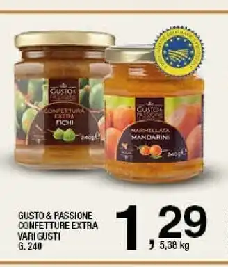 Sigma Gusto & passione Confettura Extra Di Fichi offerta