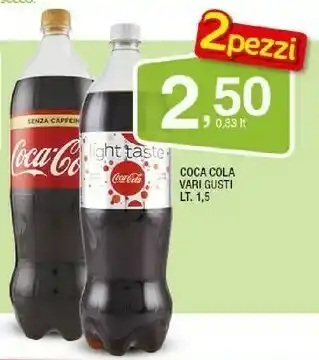 Sigma Coca Cola Senza Caffeina 1500 G(ml) offerta