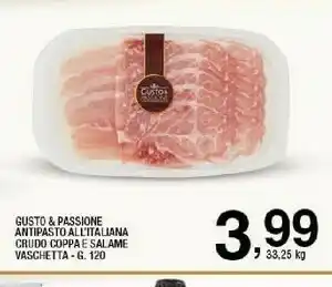 Sigma Gusto & passione Antipasto All'Italiana Crudo Coppa E Salame offerta