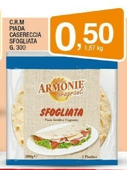 Sigma C.R.M. - Piada Casereccia Supersottile 300 G(ml) offerta