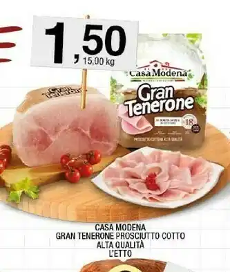 Sigma Casa Modena Gran Tenerone Prosciutto Cotto Alta Qualità offerta