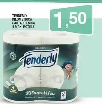 Sigma Tenderly Kilometrica Carta Igienica 4 Maxi Rotoli offerta