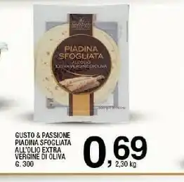 Sigma Gusto & passione Piadina Sfogliata All'Olio Extra Vergine Di Oliva offerta