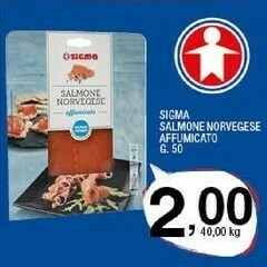 Sigma Sigma Salmone Norvegese Affumicato offerta