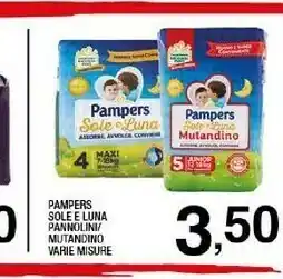 Sigma Pampers Sole E Luna Pannolini offerta