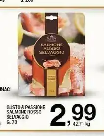 Sigma Gusto & Passione Salmone Rosso Selvaggio offerta