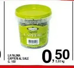 Sigma La palma Capperi Al Sale offerta
