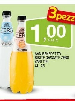 Sigma San Benedetto Gassosa Zero 750 G(ml) offerta