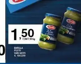 Sigma Barilla Pesto Alla Genovese offerta