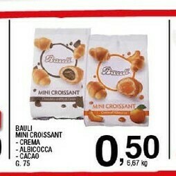Sigma Bauli I Minuti Mini Croissant Albicocca 75 G(ml) offerta