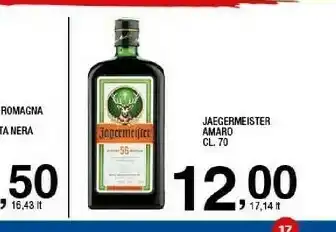 Sigma Jaegermeistea Amaro offerta
