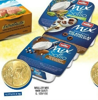 Sigma Muller Mix Soffio Mousse Di Bianco Più Fragole 120 G(ml) offerta