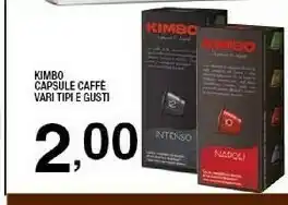 Sigma Kimbo Napoli Capsule Caffè 10 Pezzo(i) offerta
