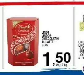 Sigma Lindt Lindt - Lindor Latte 62 g(ml) offerta