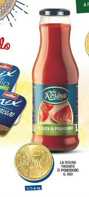 Sigma La rosina Passata Di Pomodoro Dalla Più Antica Tradizione 680 G(ml) offerta